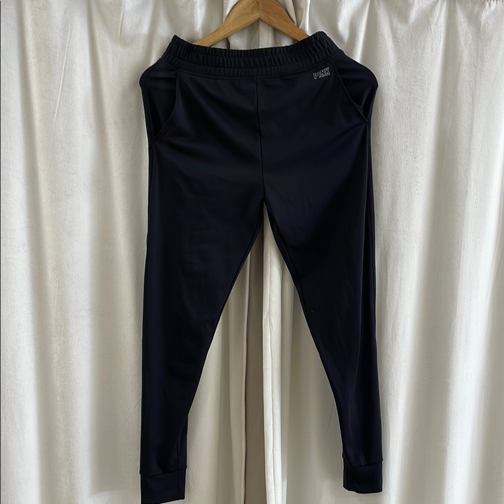 PINK Victoria's Secret Black Track Joggers
